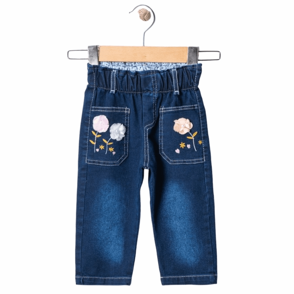 Jeans &amp; Trousers Jeans with flower decor