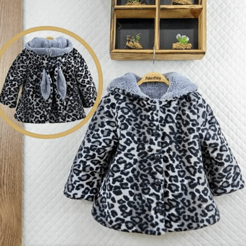 JACKETS Winter fur warm jacket leopard