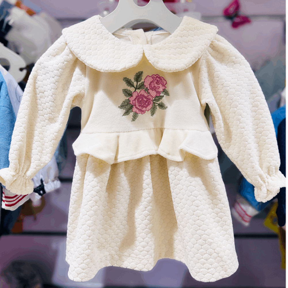 DRESS Dress with embroidery