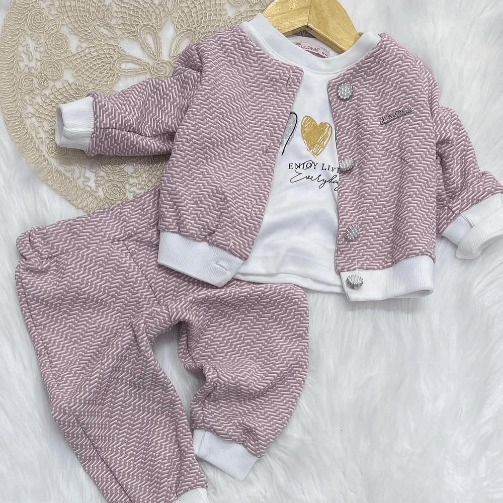 OUTWEAR Double set Jacket &amp; Pants - pink