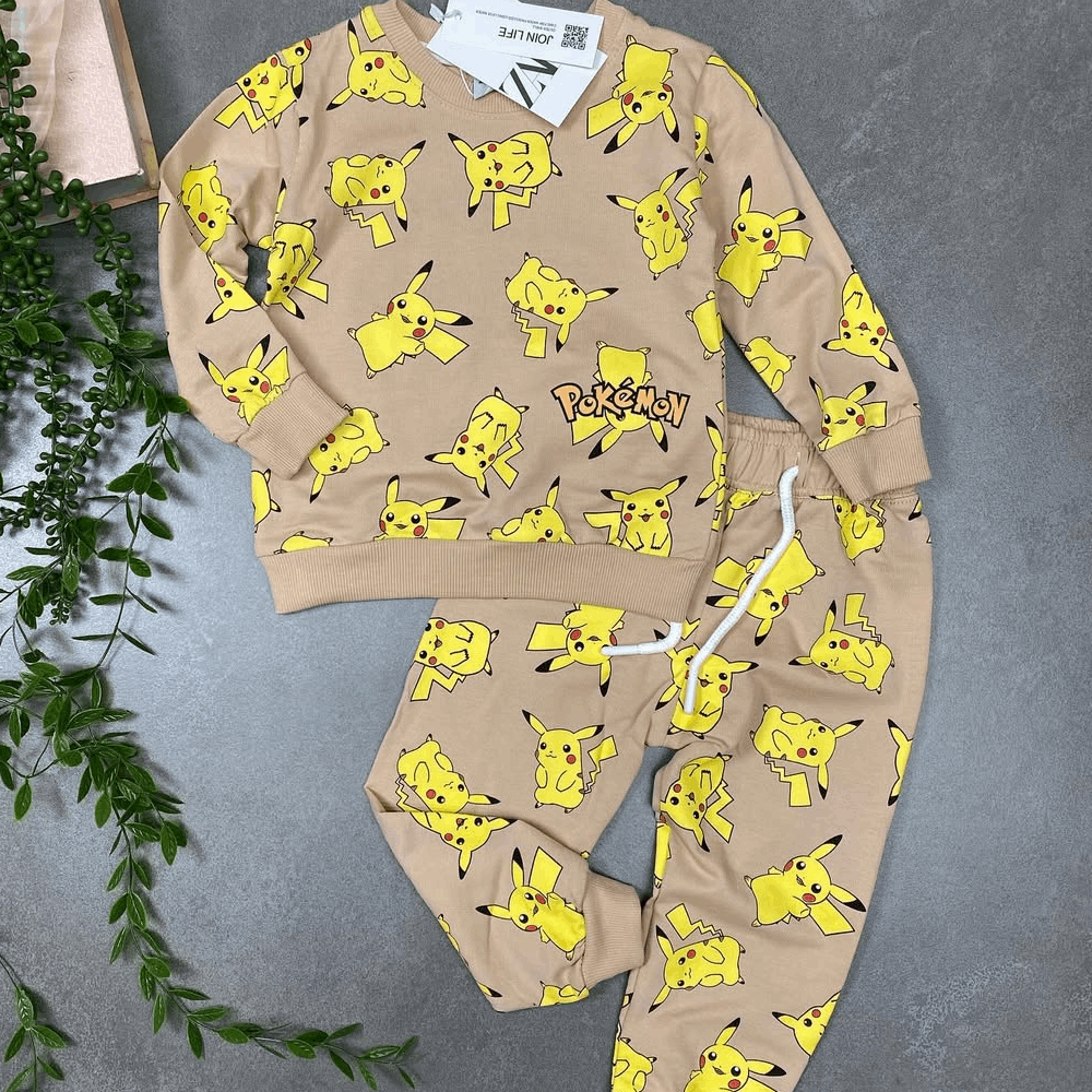 OUTWEAR Double fleece set with pokemons