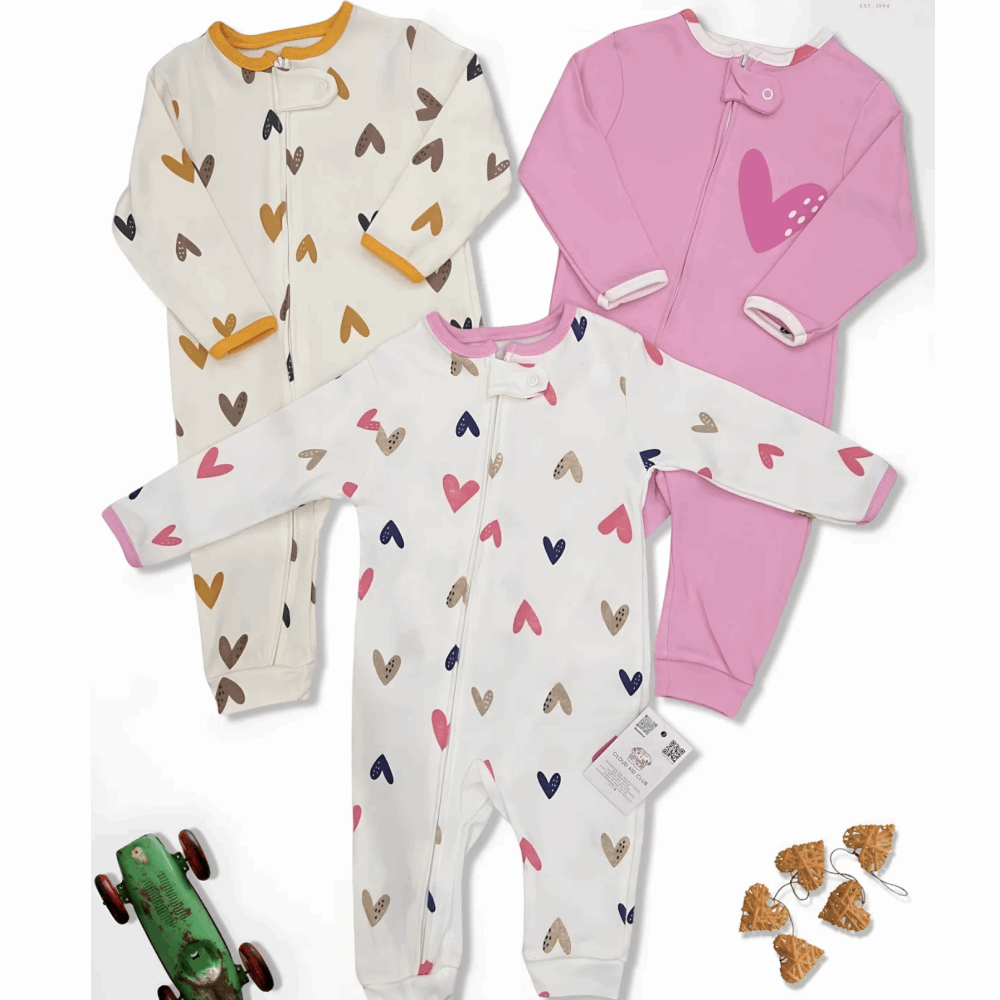 Sleepwear Jumpsuit Without Socks On The Zipper
