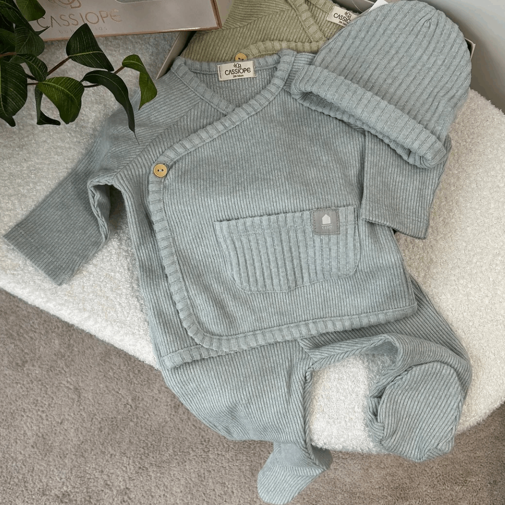 EVERY DAY Knitted Set Sweatshirt &amp; Pants &amp; Cap
