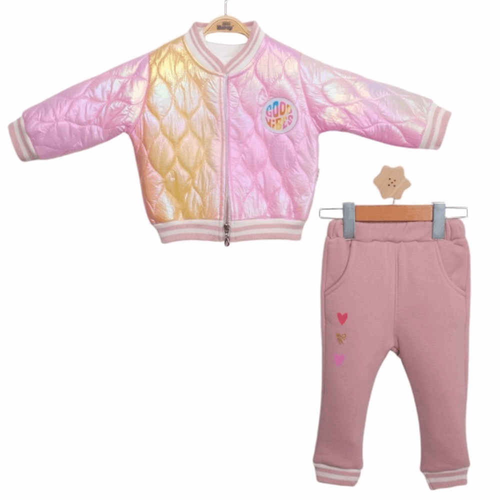 OUTWEAR Triple set Warm jacket &amp; Fleece pant &amp; Sweatshirt
