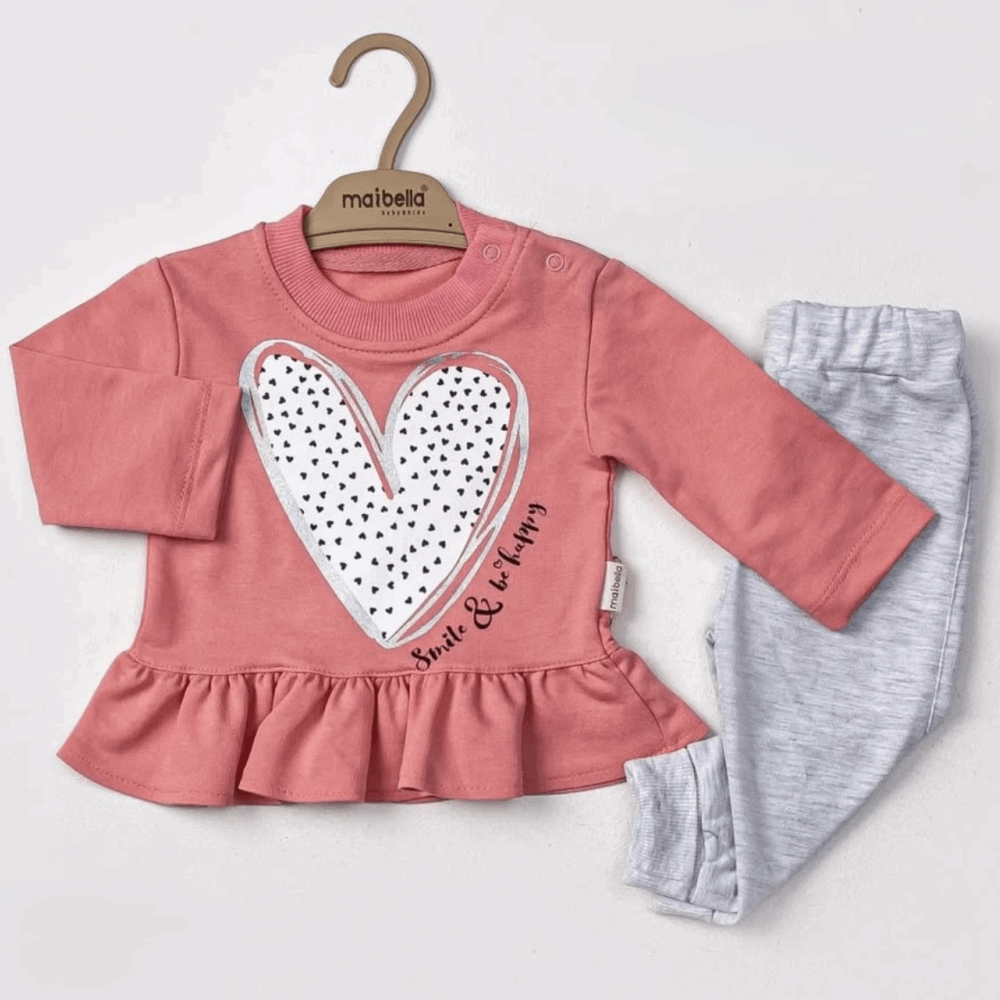 HOMEWEAR Double set Sweatshirt &amp; Pants - pink