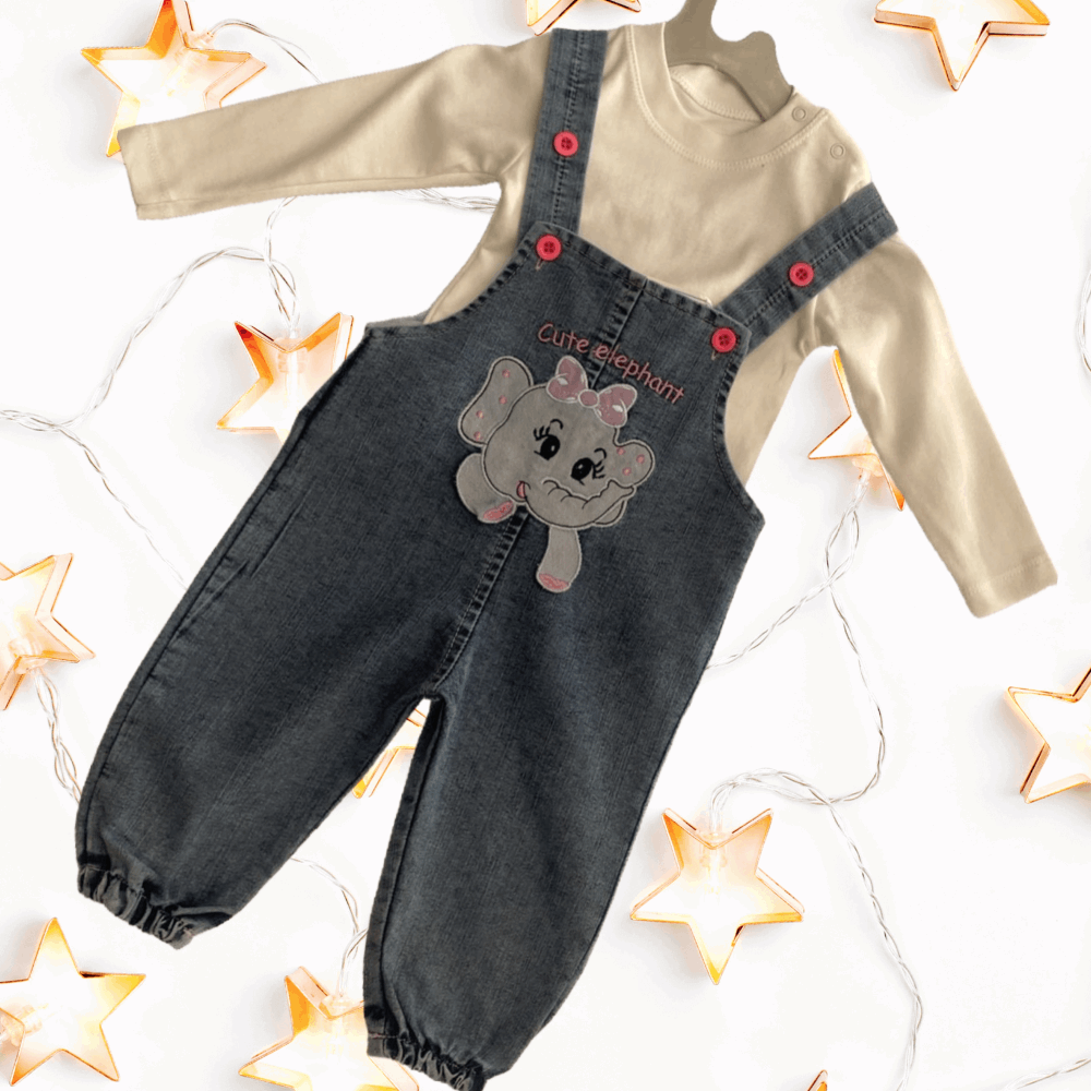 OUTWEAR Double set Jeans jumpsuit &amp; Sweatshirt