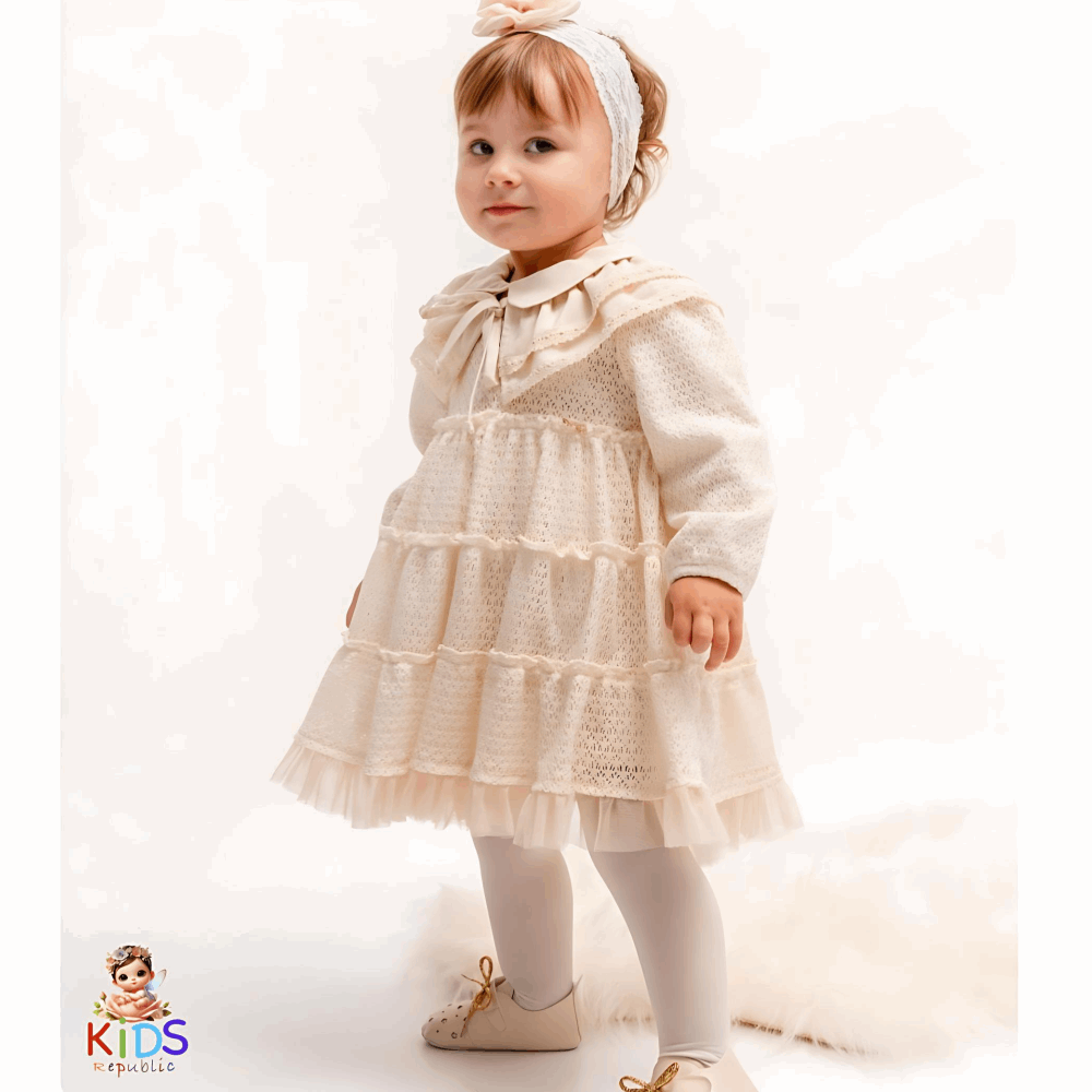 CLOTHING Girls Dress with lace