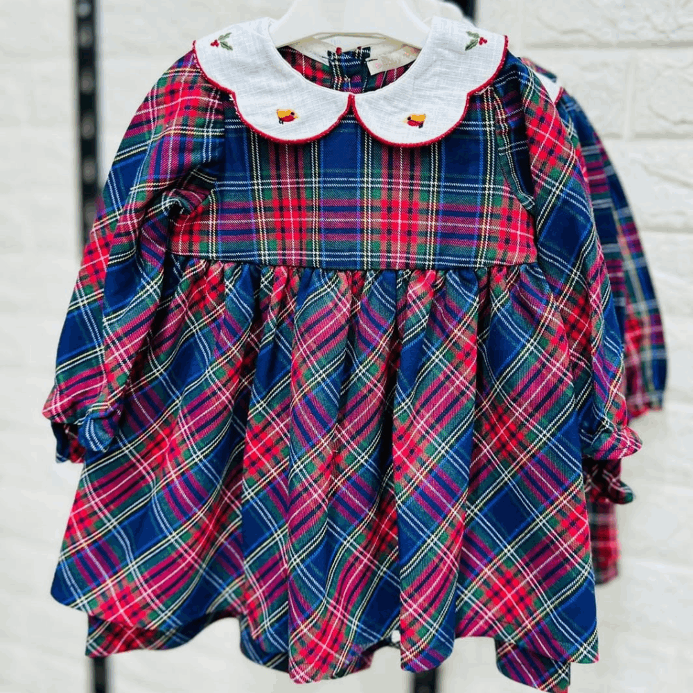 DRESS Red Checkered Dress