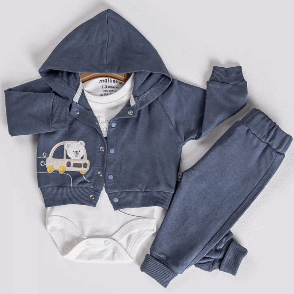 EVERY DAY Triple set Jacket &amp; Sweatshirt &amp; Pants - blue
