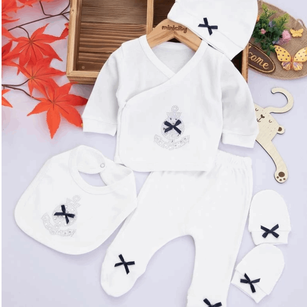 HOSPITAL SET Newborn Set 5in1 with Rhinestones