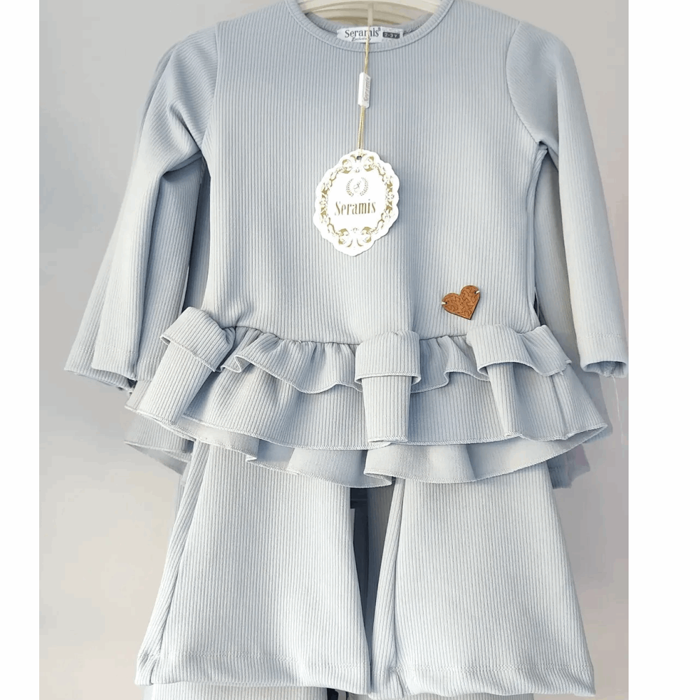 OUTWEAR Double knitted set blue
