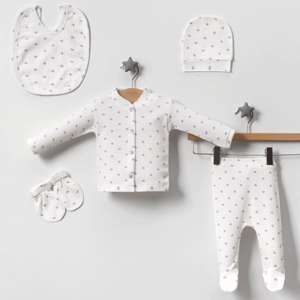 HOSPITAL SET Newborn set 5 pieces white