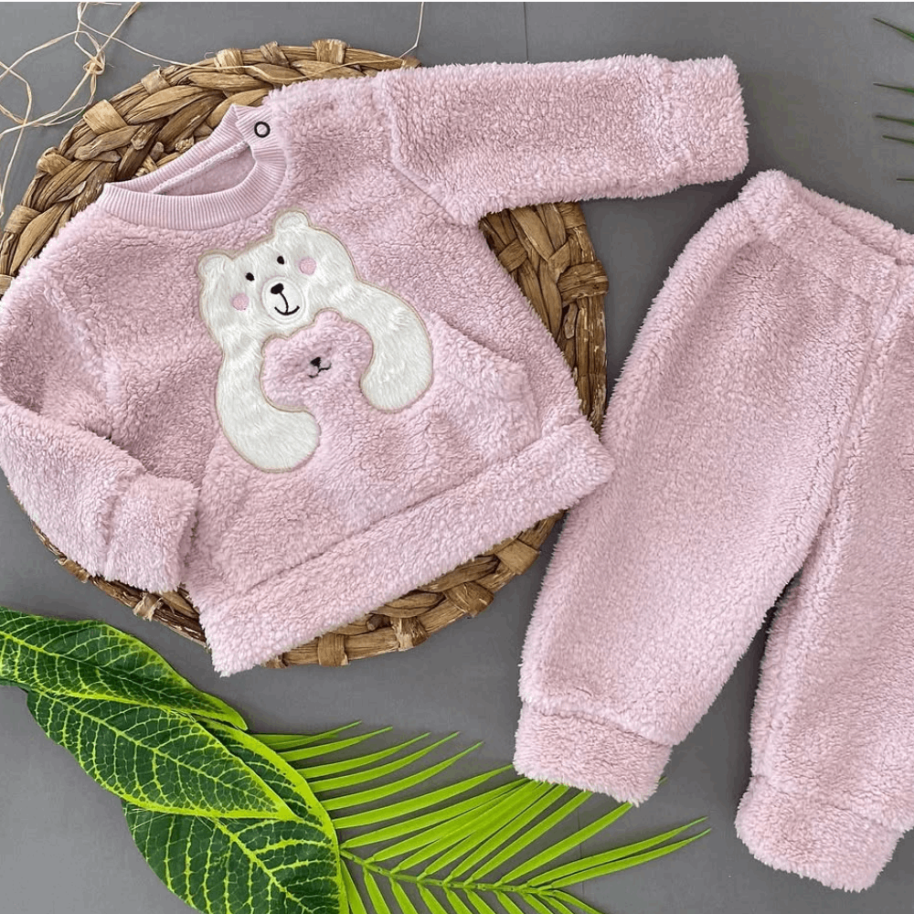 HOMEWEAR Soft warm double suit