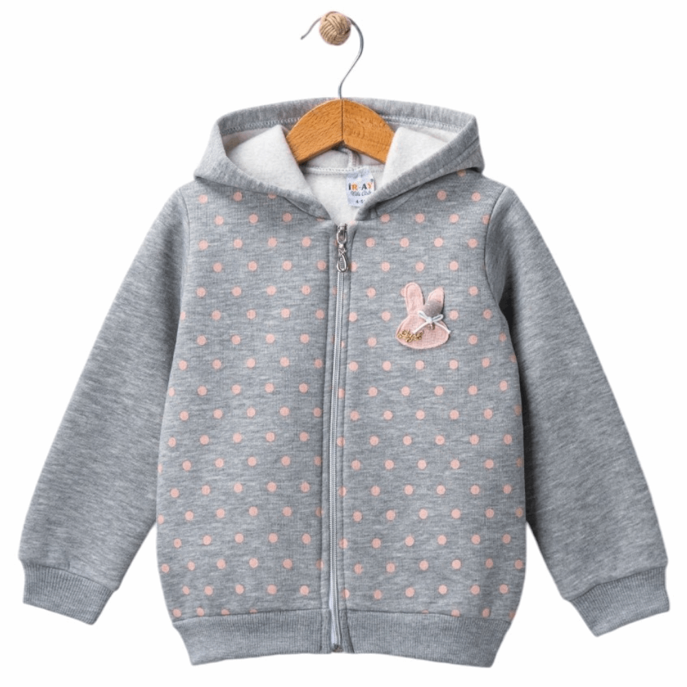 OUTWEAR Sweatshirt fleece on zipper with hoodie