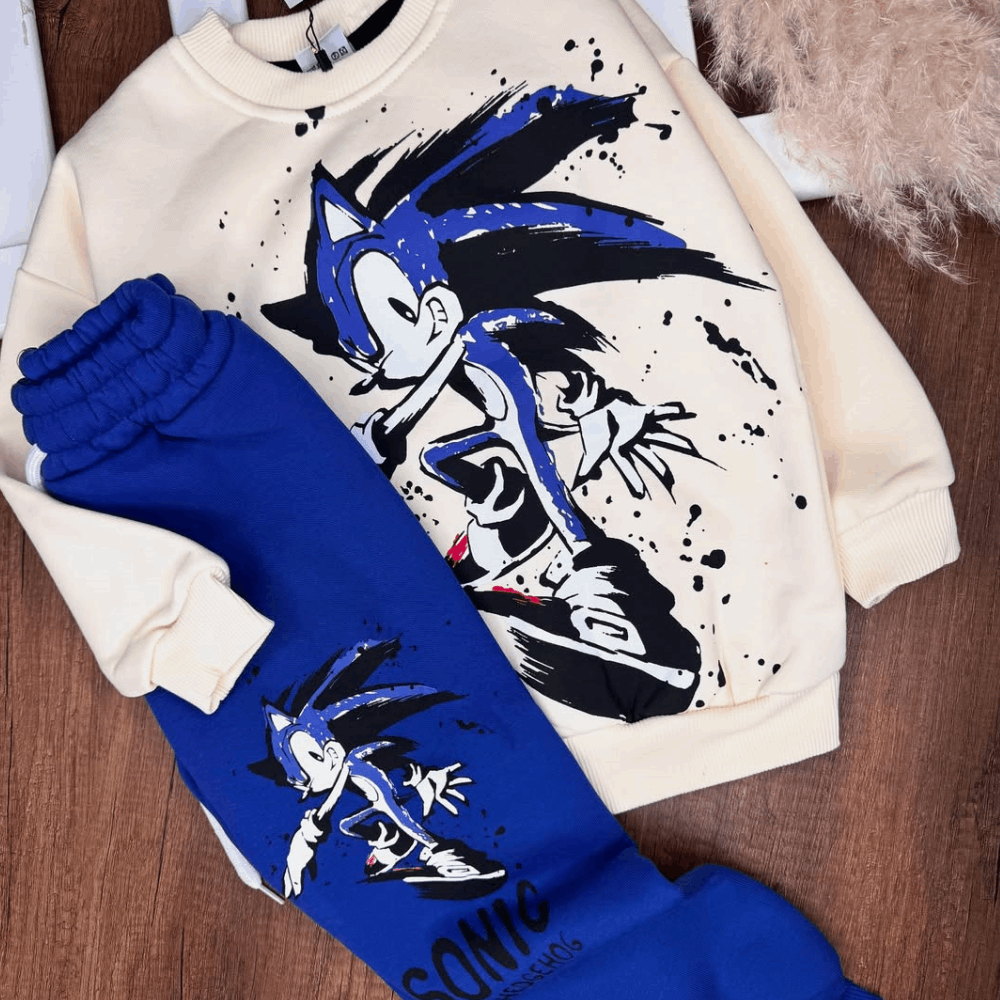 OUTWEAR Double fleece set Jacket on sipper + Warm pants