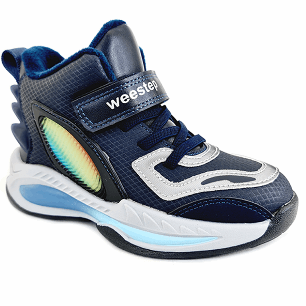 WINTER BOOTS &amp; Footwear WEESTEP Leather Winter Half Boots Euro Fur Orthopedic blue