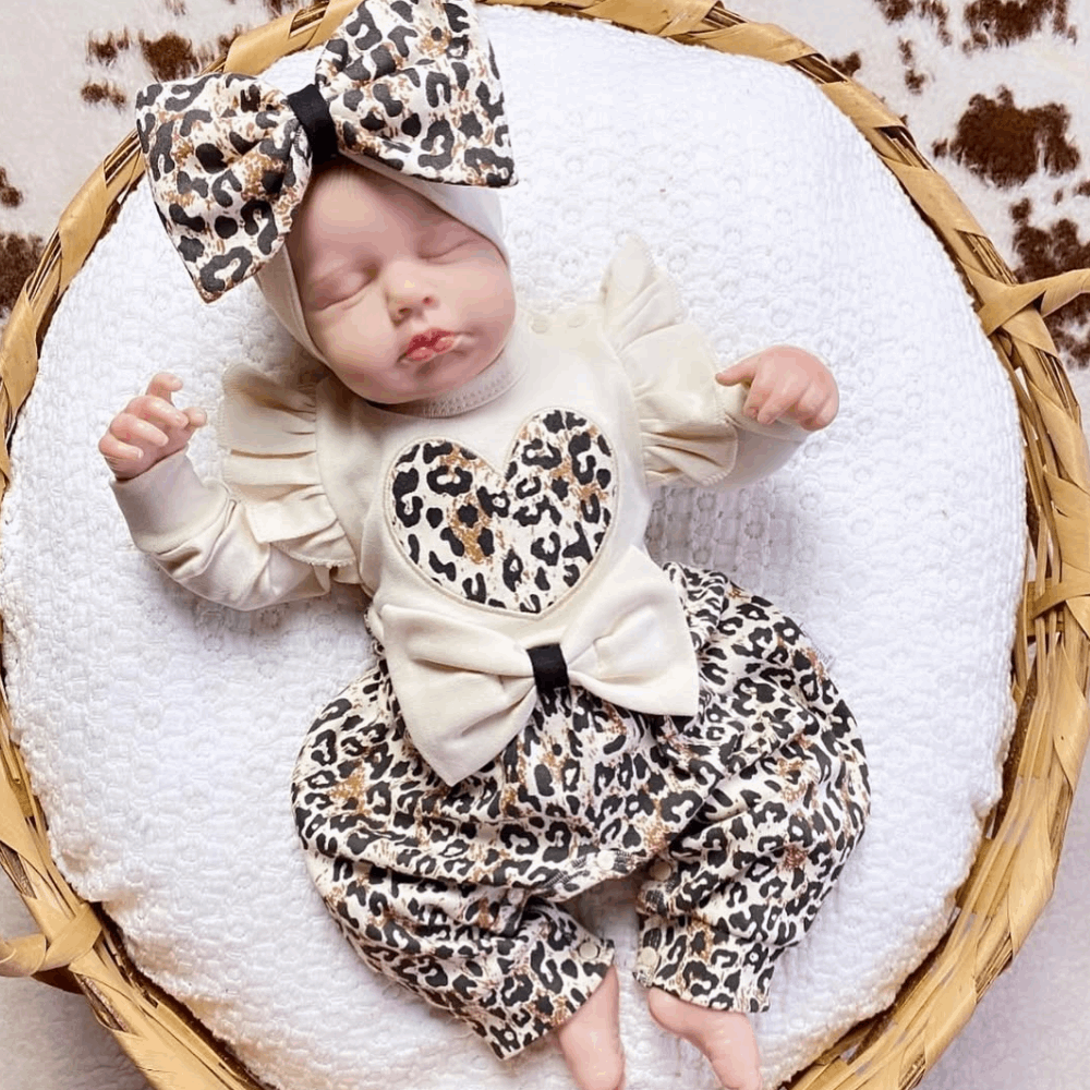 EVERY DAY Romper Leopard&amp;Beige