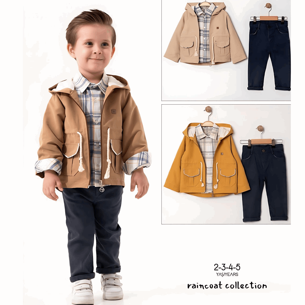 OUTWEAR SET 3in1 Raincoat Jacket / Sweatshirt / Jeans