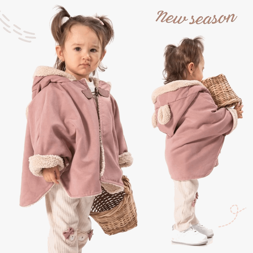 OUTWEAR Set 3in1 Warm Fur Jacket / Knitted Pants /Sweatshirt