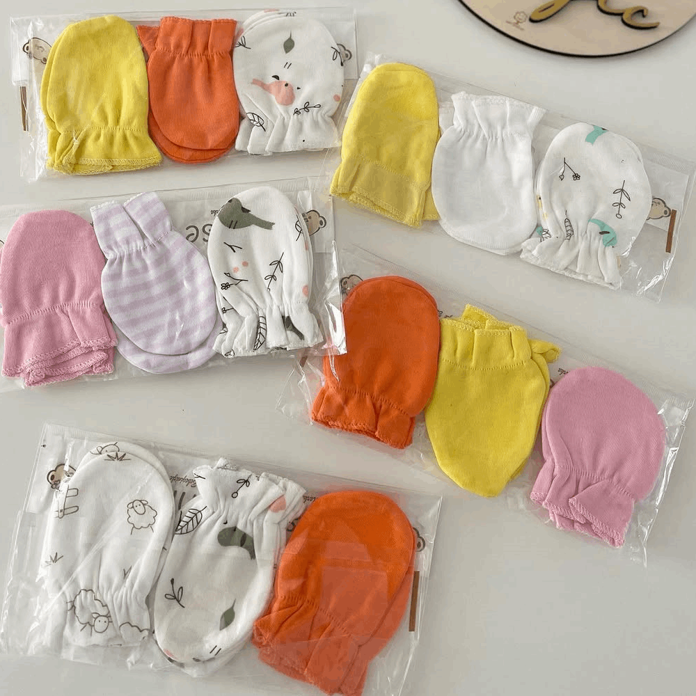 Accessories Newborn Mittens 3in1