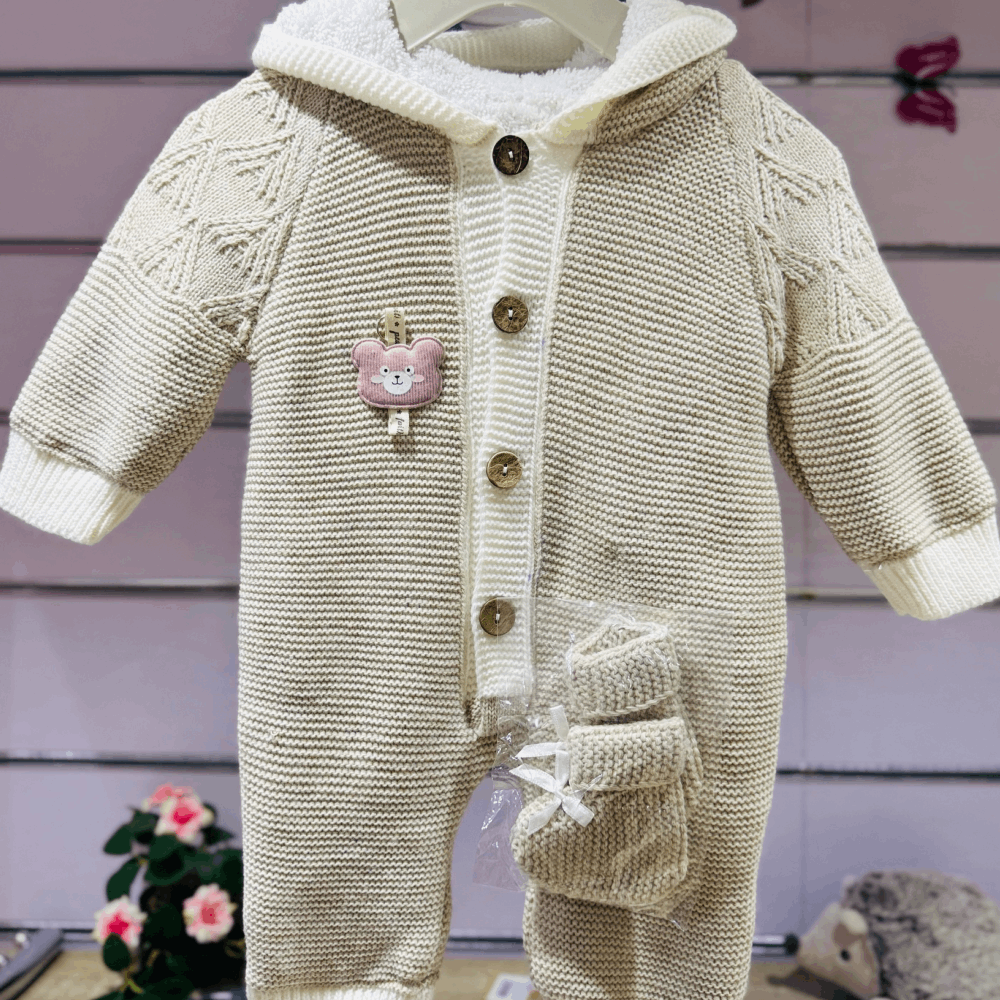 WINTER Knitted Fur Jumpsuits + Booties